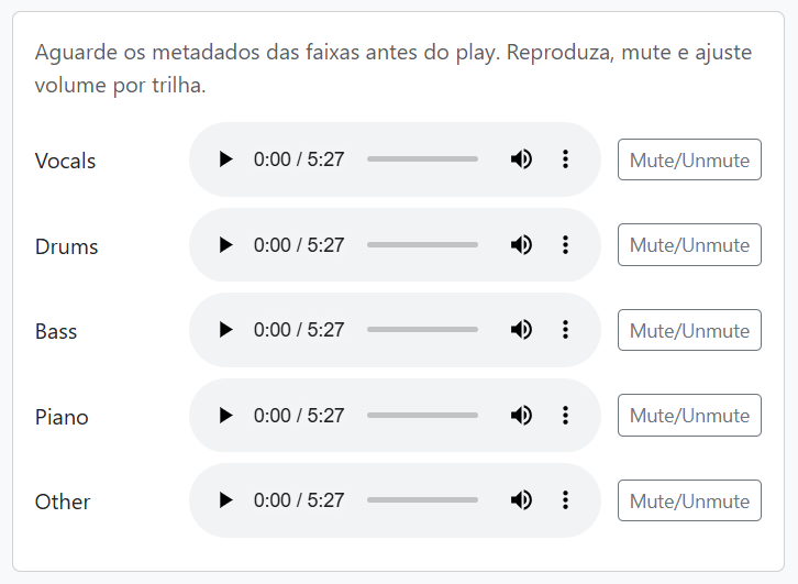 Controlo por faixas
